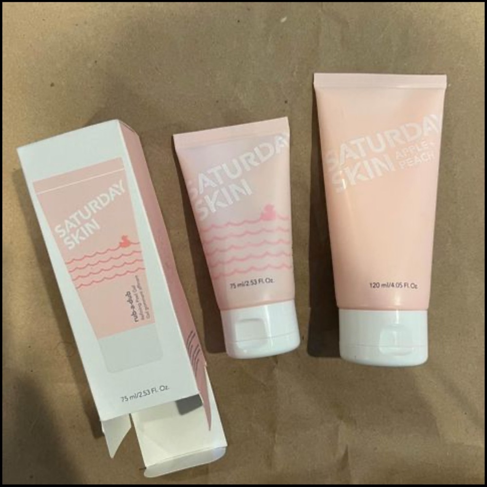 2 Saturday Skin Facial Cleansers